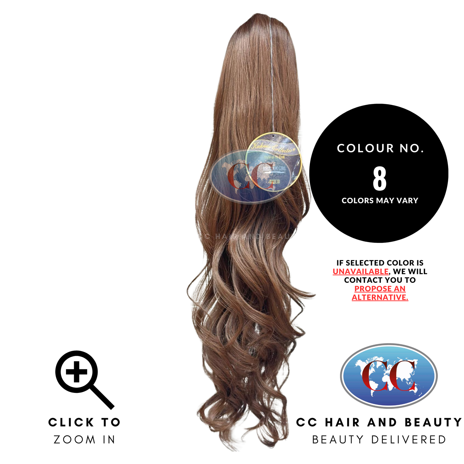 Kuknus Collection Brixton Girl Ponytail-Colour 8