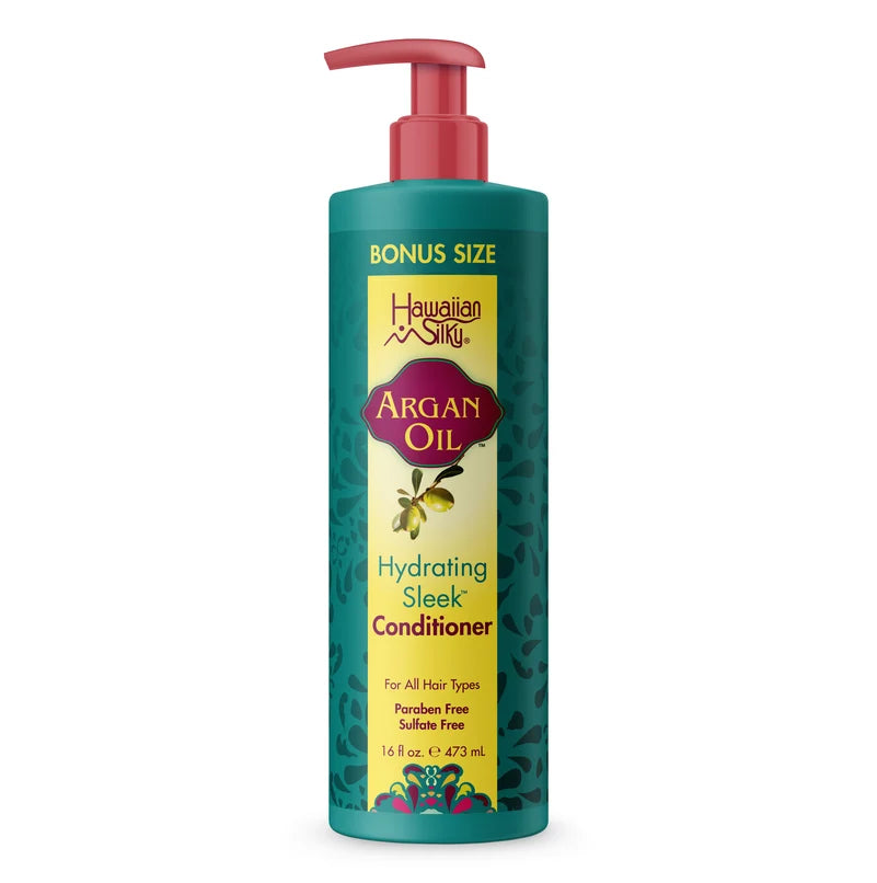 Hawaiian Silky Argan Hydrating Sleek Shampoo 16Oz