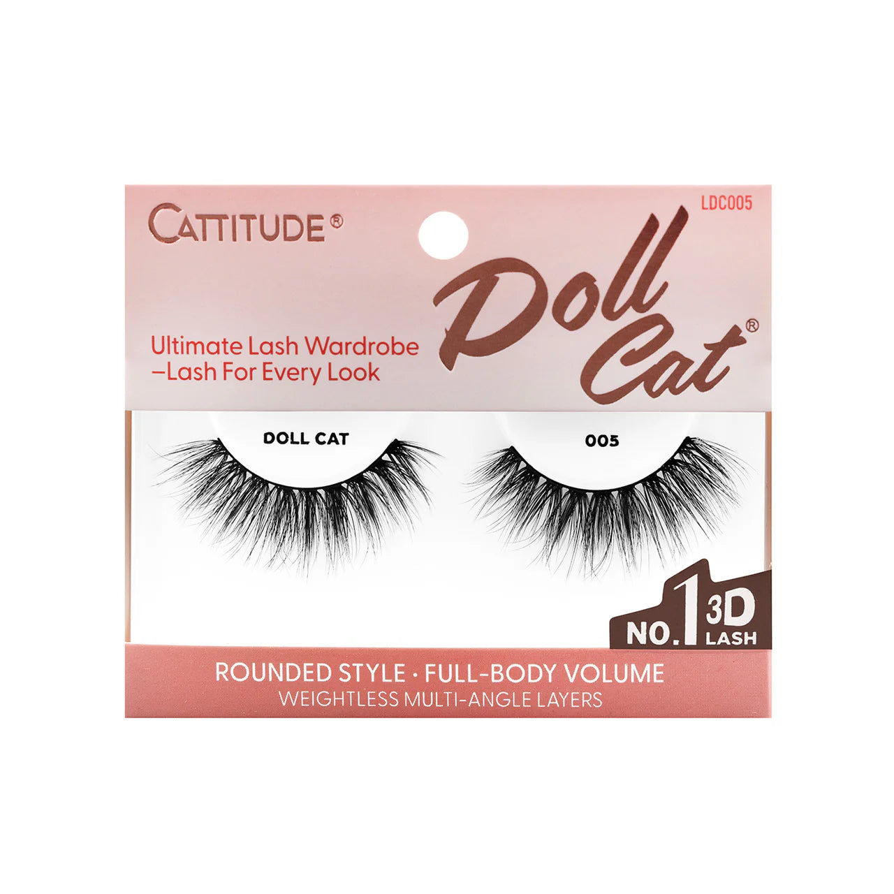 Ebin New York Cattitude Lashes - Doll Cat