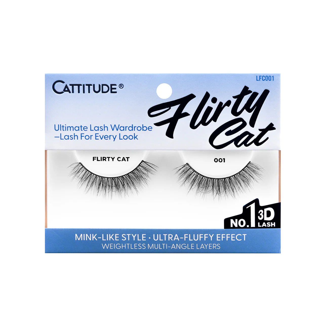 CATTITUDE 3D Lashes - Flirty Cat