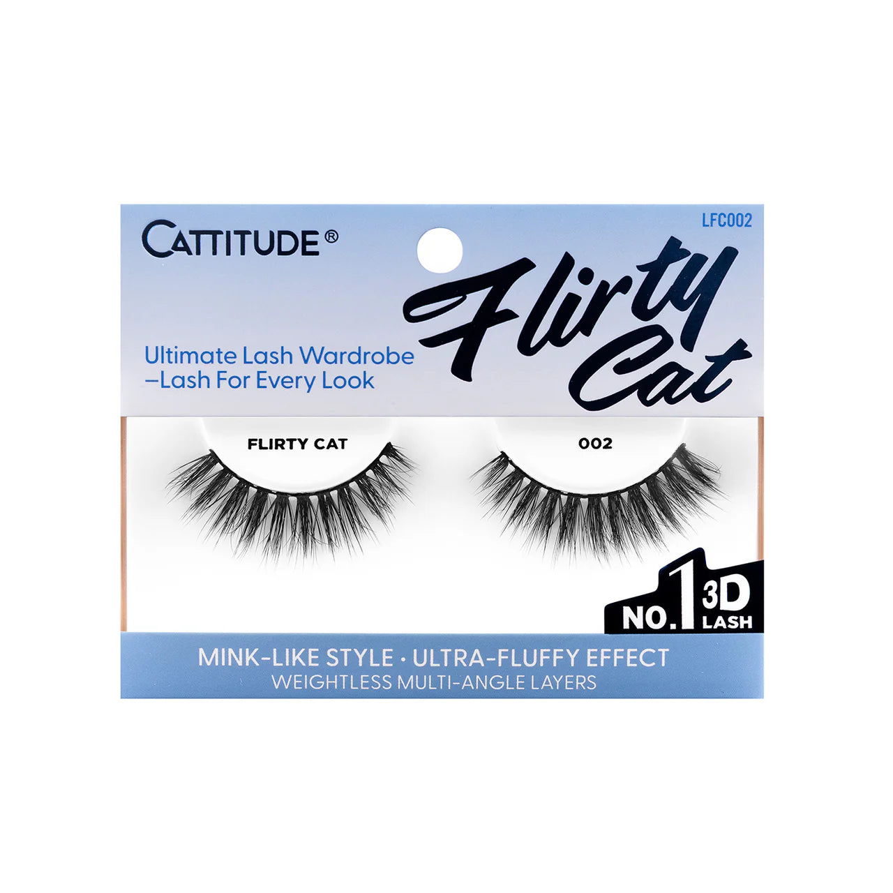 CATTITUDE 3D Lashes - Flirty Cat