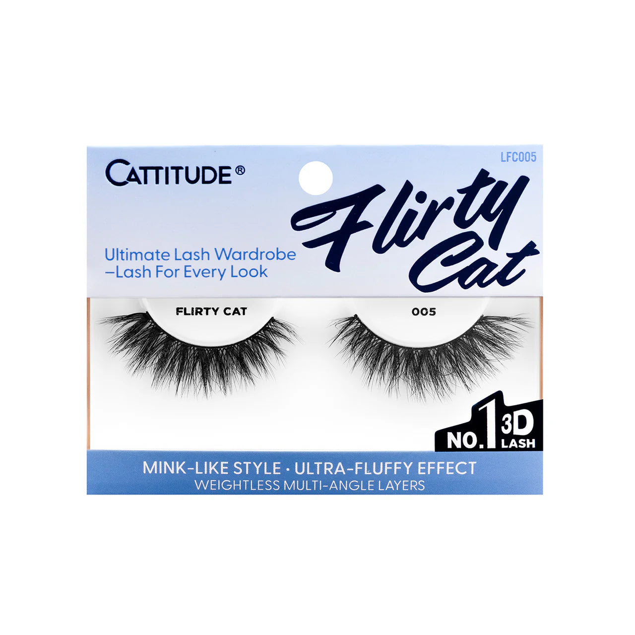 CATTITUDE 3D Lashes - Flirty Cat