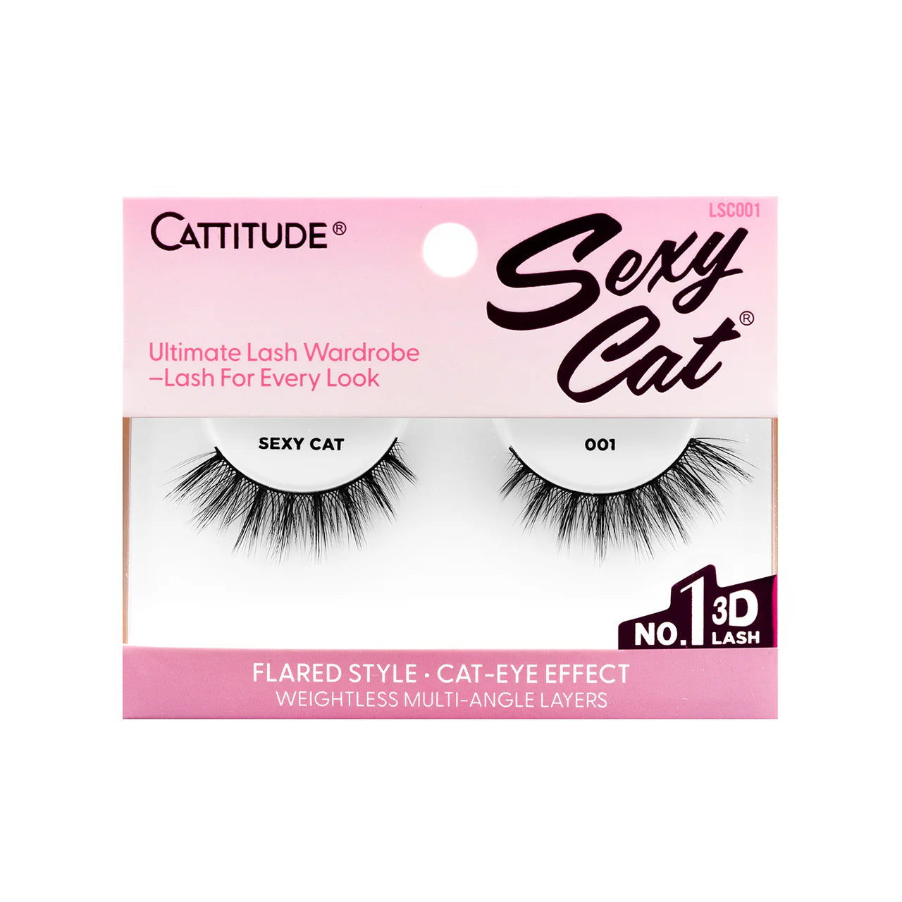 CATTITUDE 3D Lashes - Sexy Cat
