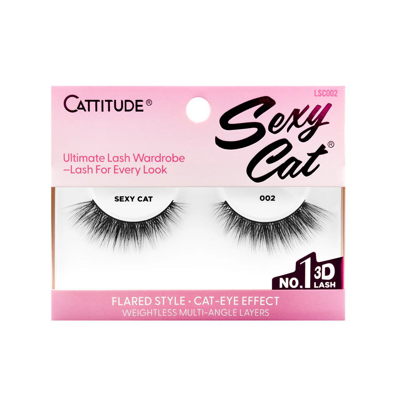 CATTITUDE 3D Lashes - Sexy Cat