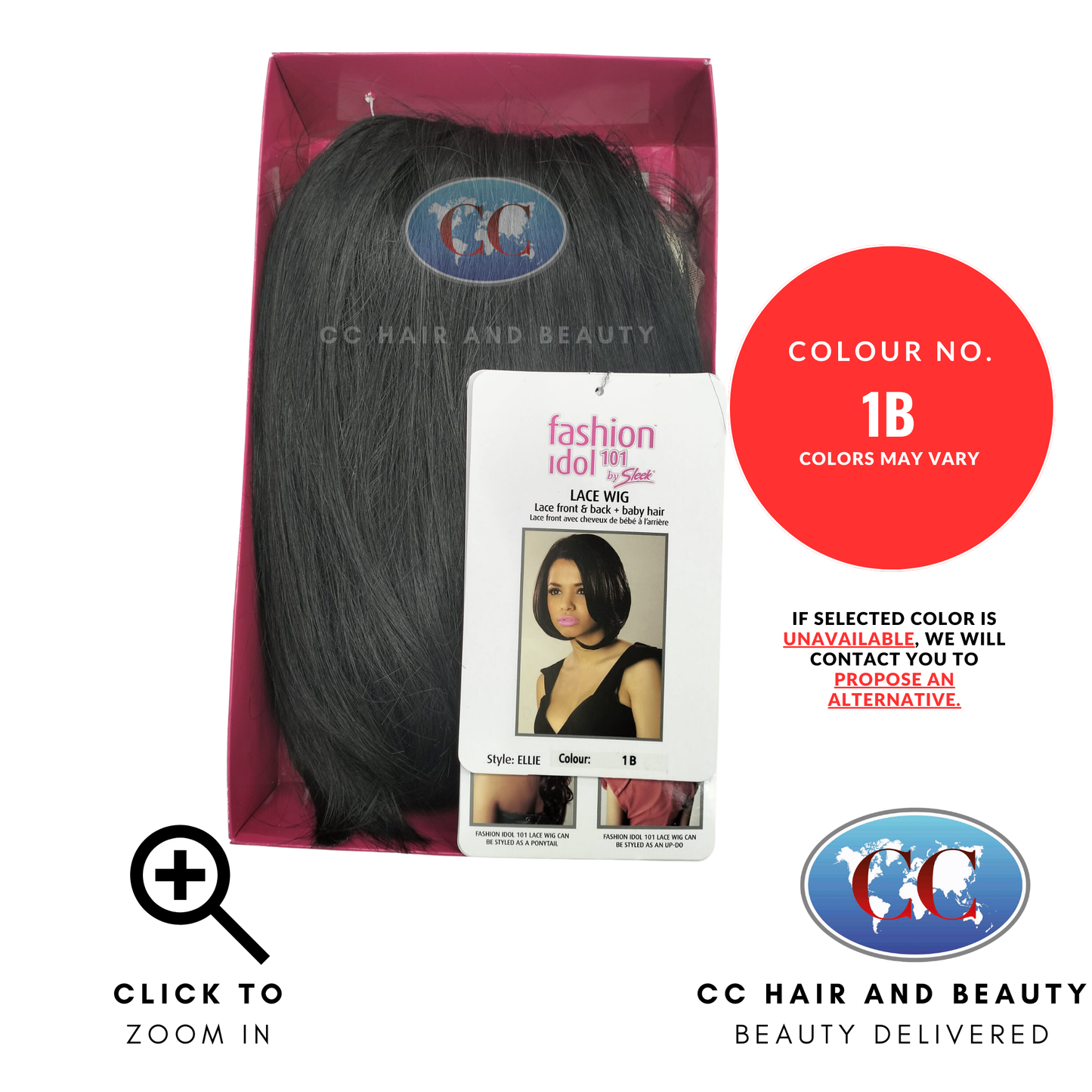 Sleek Fashion Idol Lace Wig - Ellie Wig