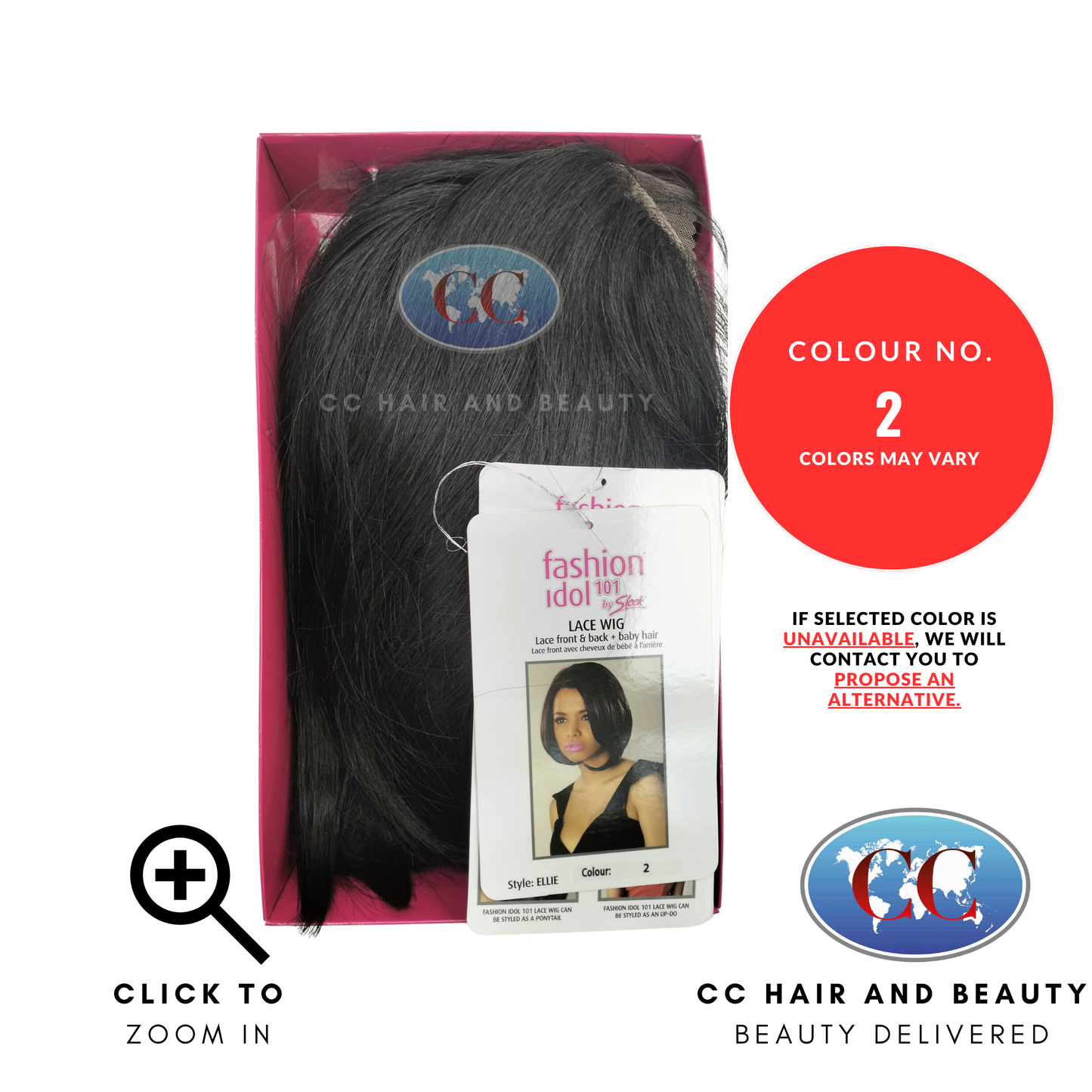 Sleek Fashion Idol Lace Wig - Ellie Wig