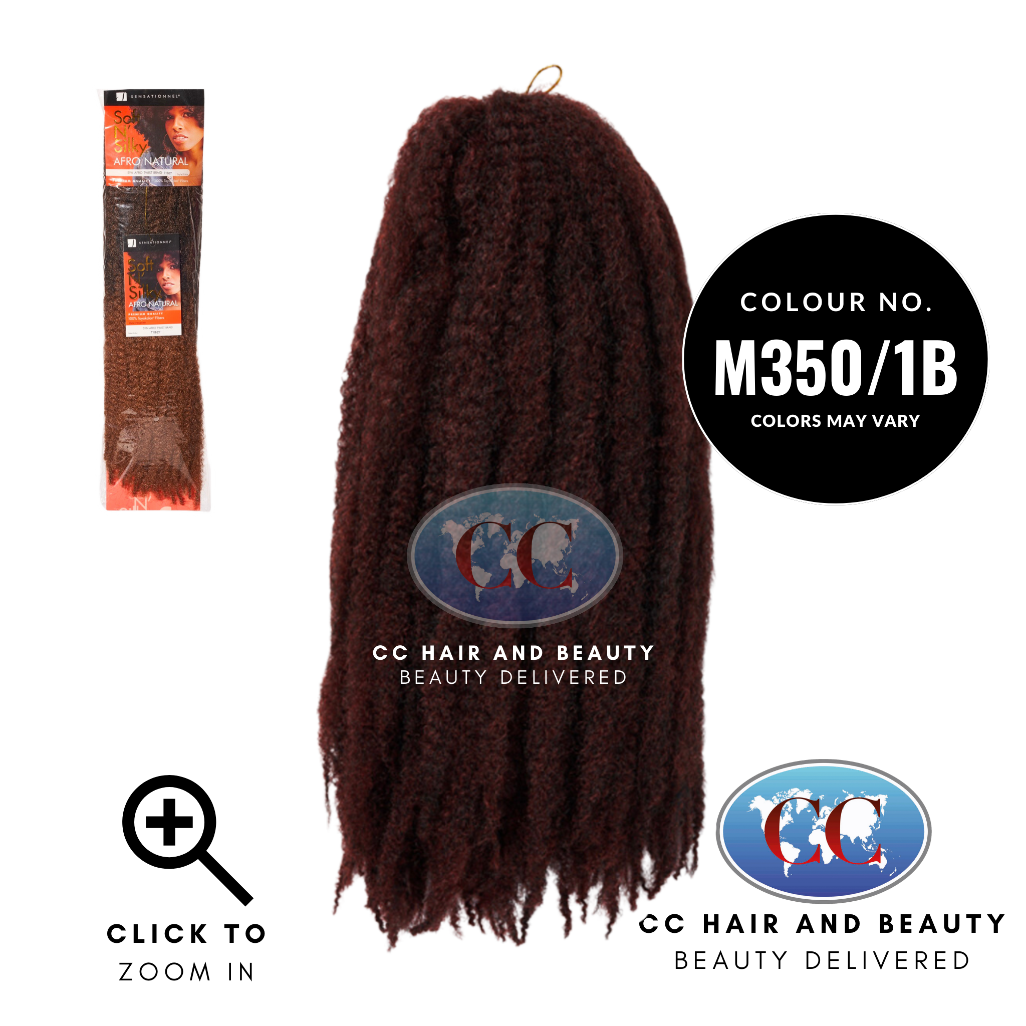 Soft N Silky Afro Natural Twist Braid-Colour M350/1B