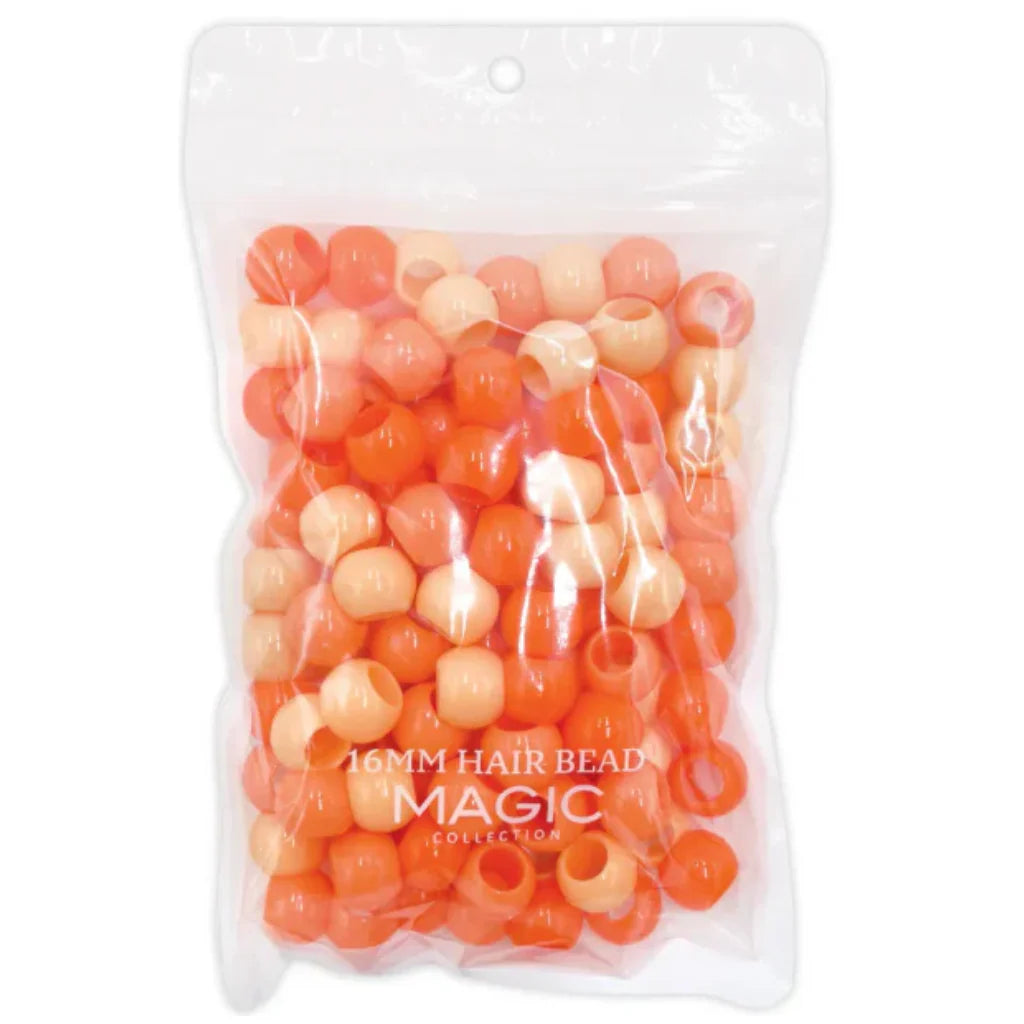 Magic Collection- 16mm ROUND HAIR BEADS