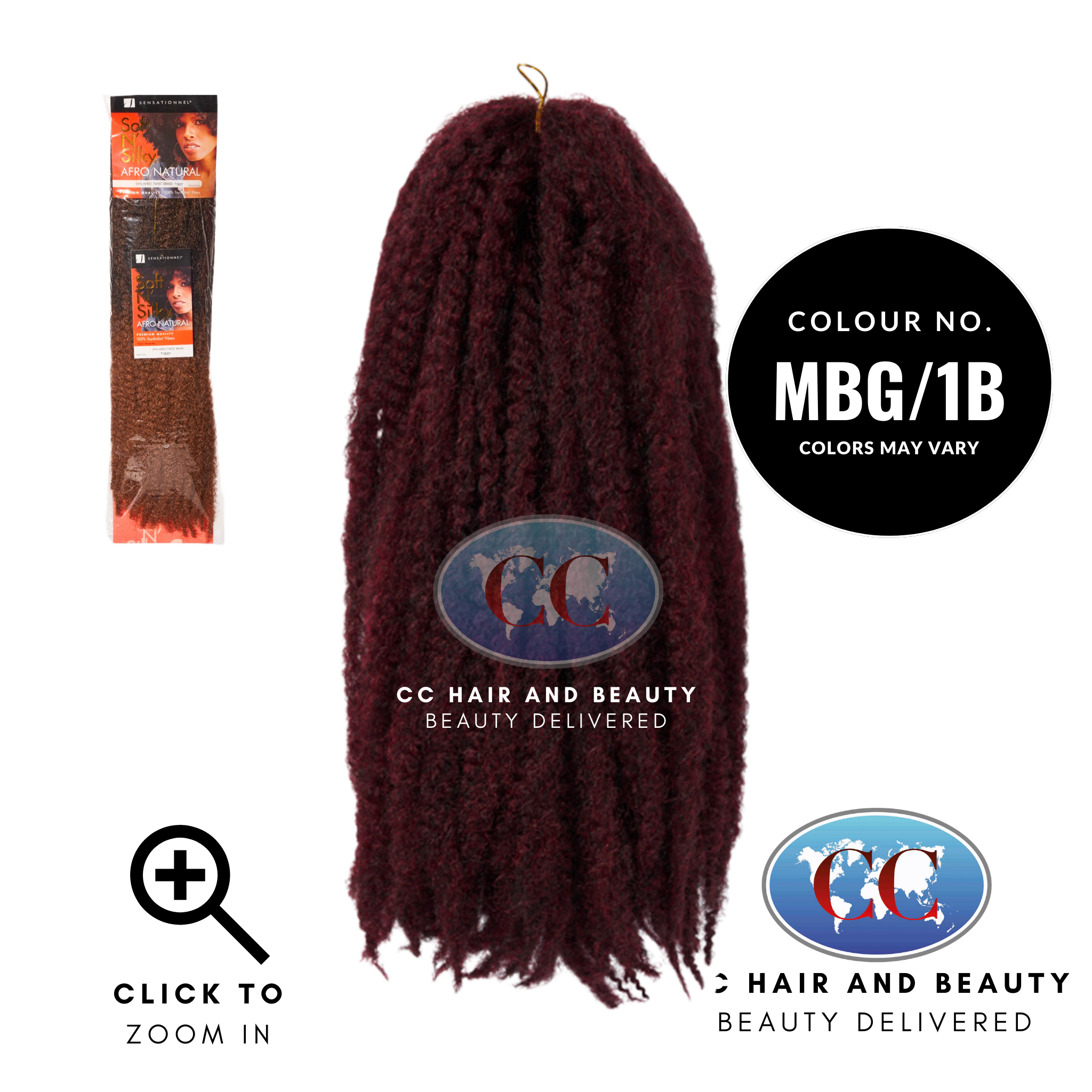 Soft N Silky Afro Natural Twist Braid-Colour MBG/1B