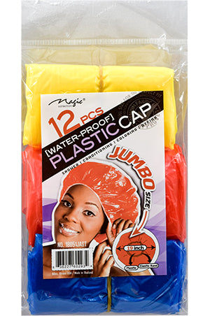 Magic Collection Waterproof Plastic Caps 12Pcs