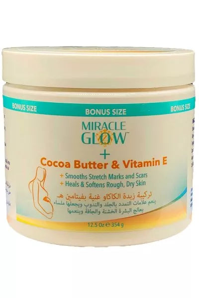 MIRACLE GLOW COCOA BUTTER CREAM WITH VITAMIN E