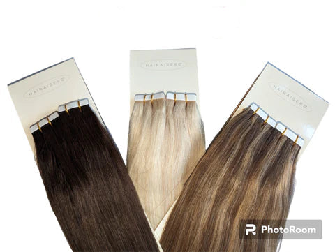 Hairaiser Luxurious Tape - In Hair Extensions 100% Human Hair