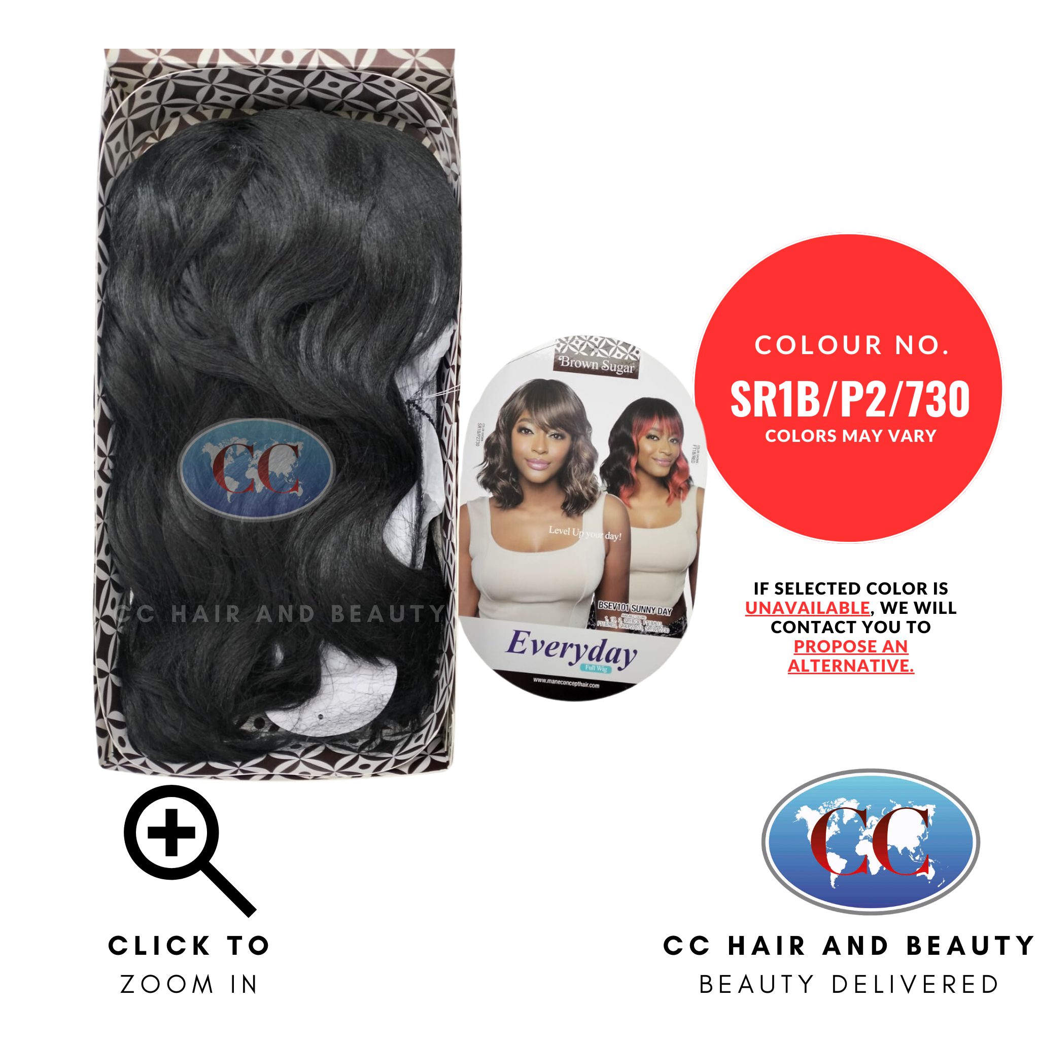 Mane Concept Brown Sugar Everyday Full Wig - BSEV101 Sunny Day