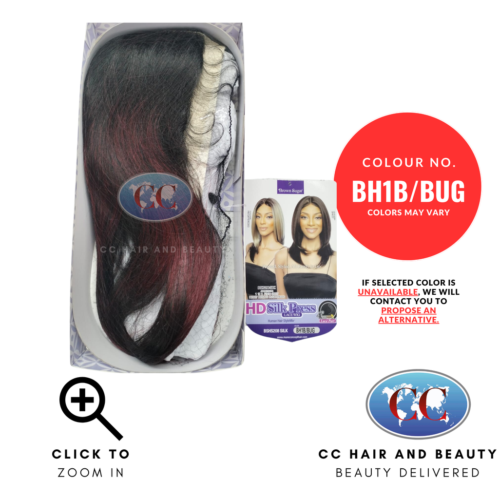Mane Concept Brown Sugar HD Lace Human Hair Blend Wig - BSHS208 Silk