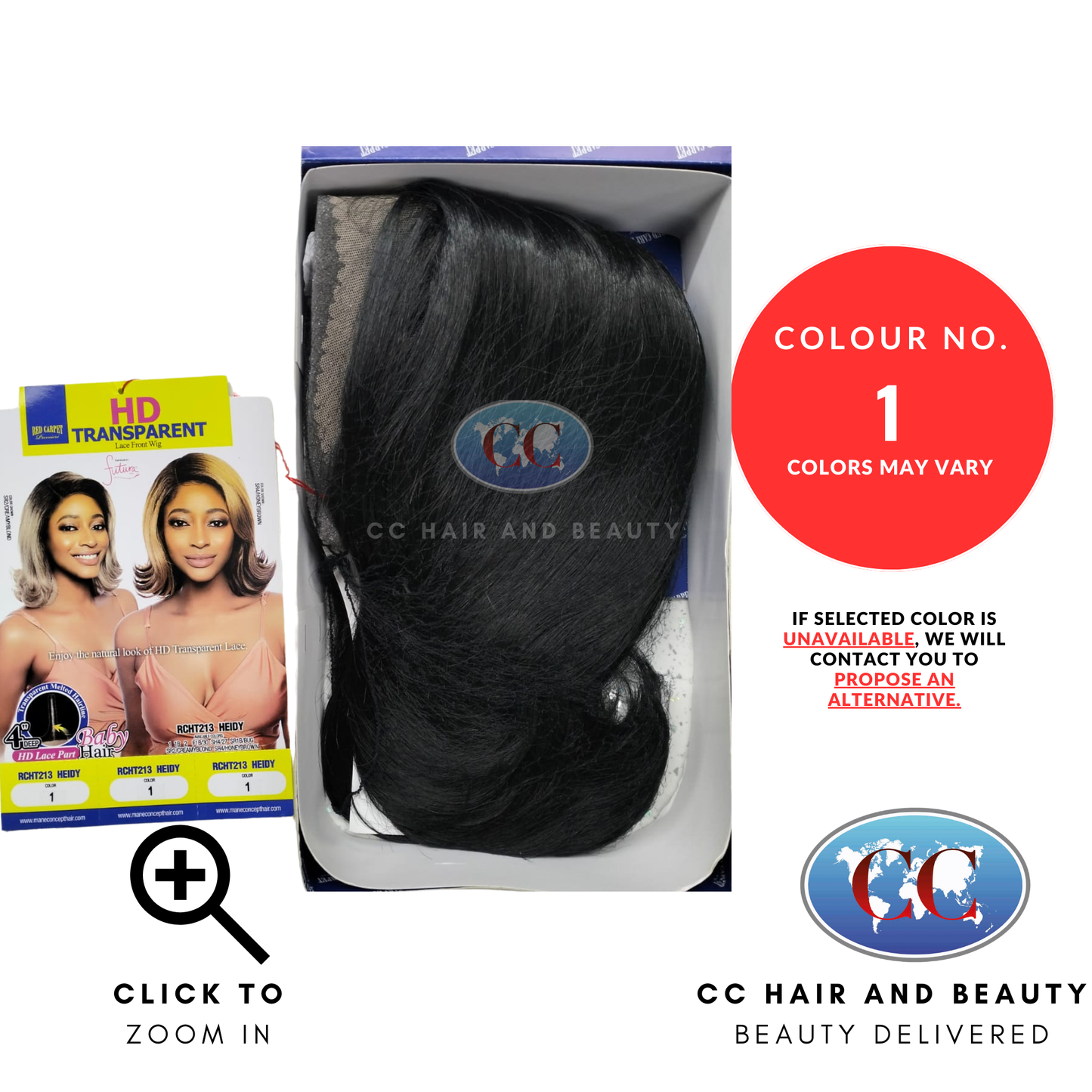 Mane Concept Red Carpet 4" HD Synthetic Transparent Lace Front Wig - HEIDY