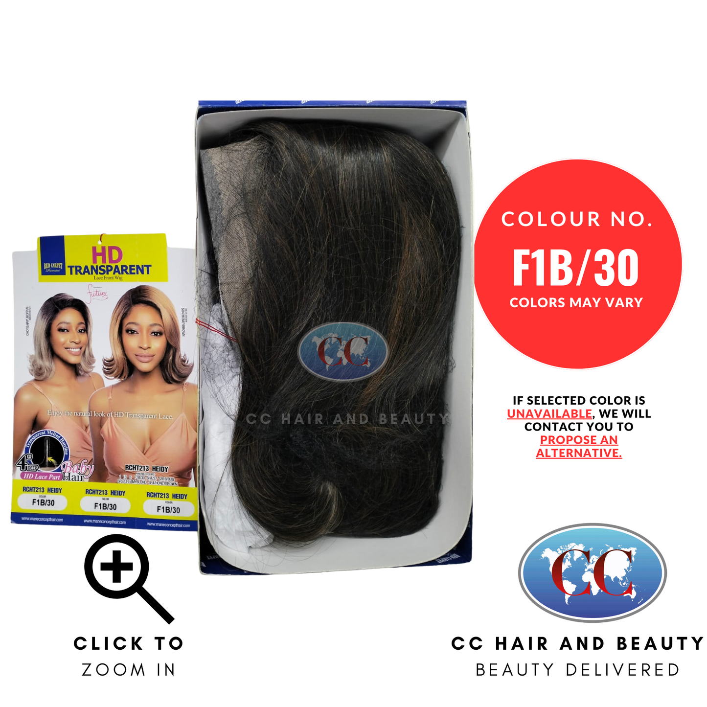 Mane Concept Red Carpet 4" HD Synthetic Transparent Lace Front Wig - HEIDY