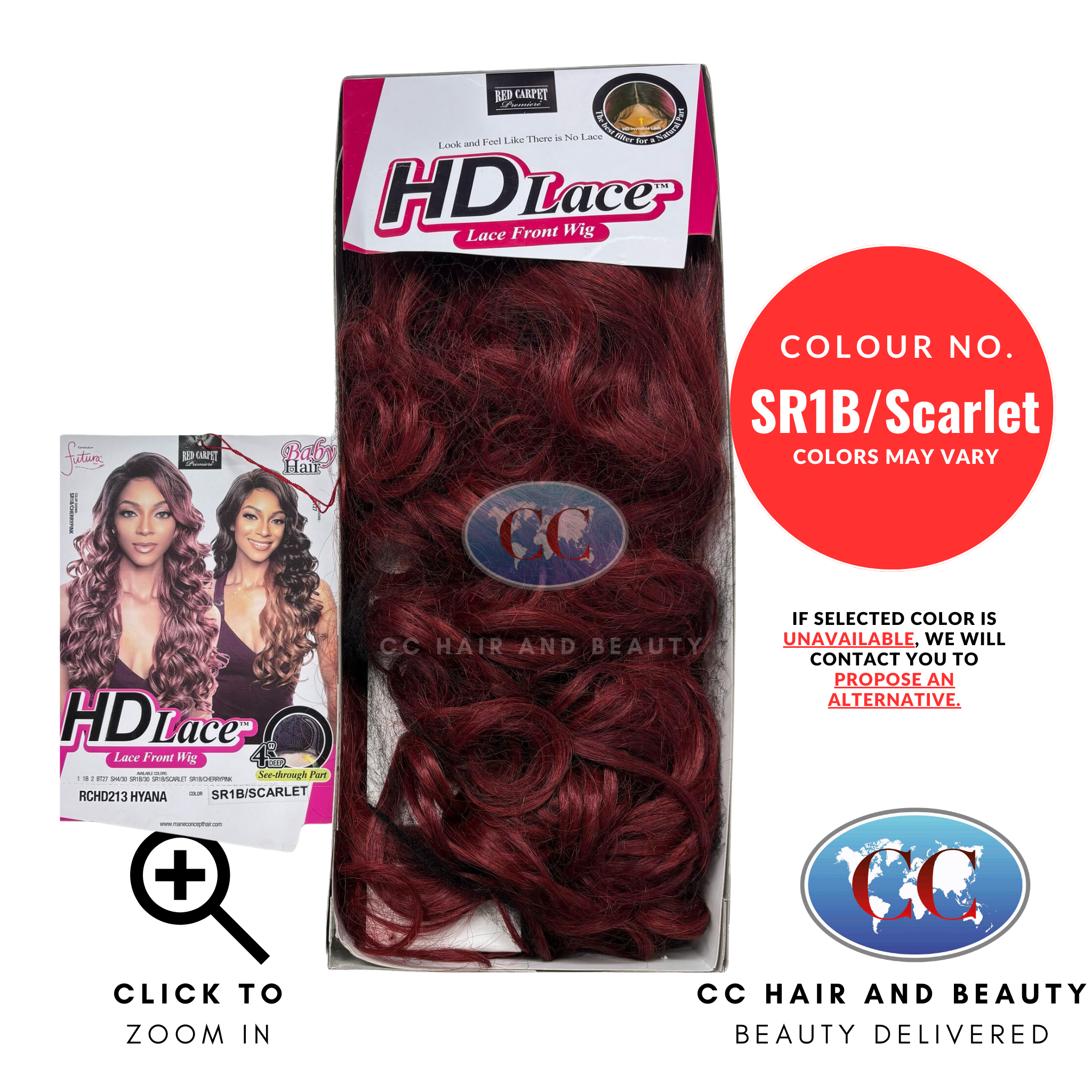 Mane Concept Red Carpet HD 4"Deep Lace Front Wig - RCHD213 Hyana