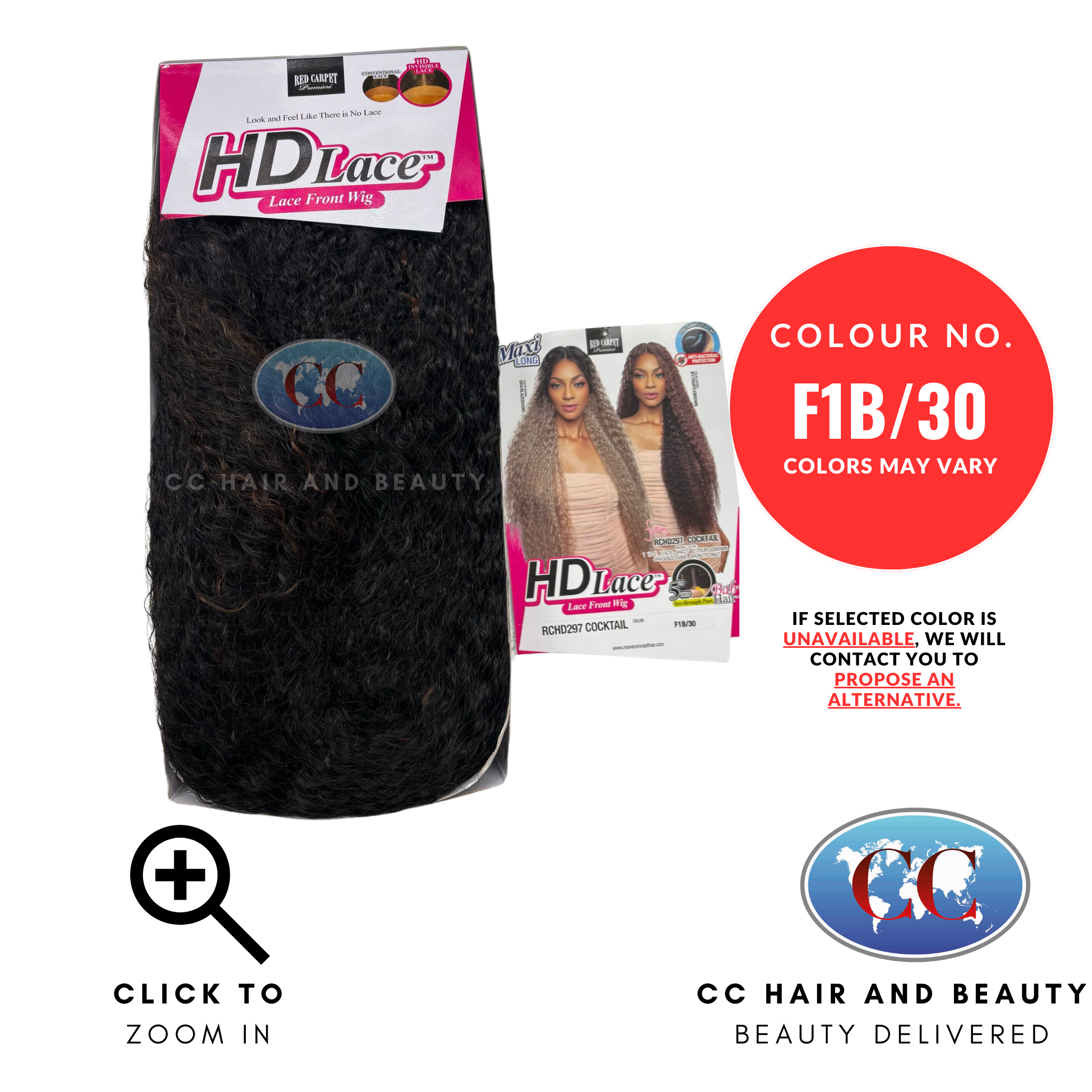 Mane Concept Red Carpet HD Lace Front Wig - RCHD297 Cocktail