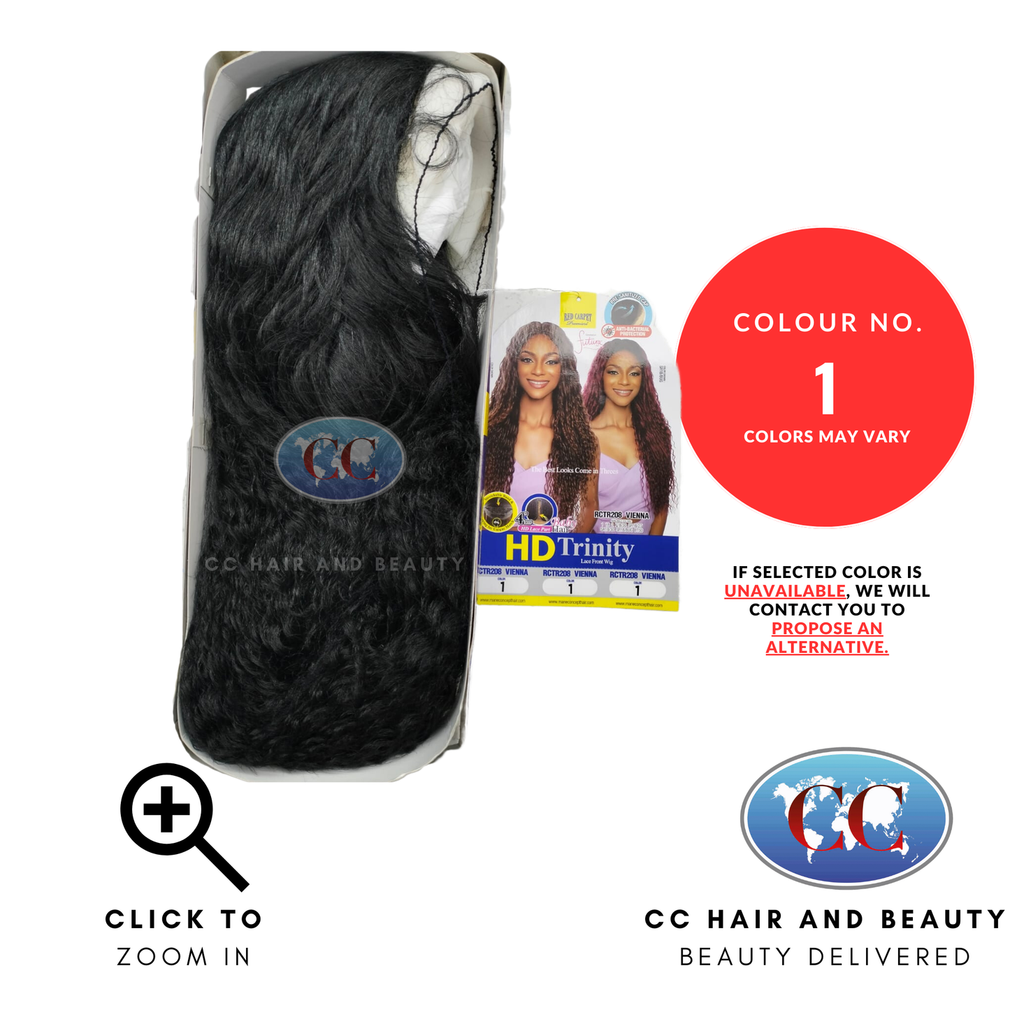 Mane Concept Red Carpet Synthetic HD 4 Inch Deep Lace Front Wig - RCTR208 Vienna