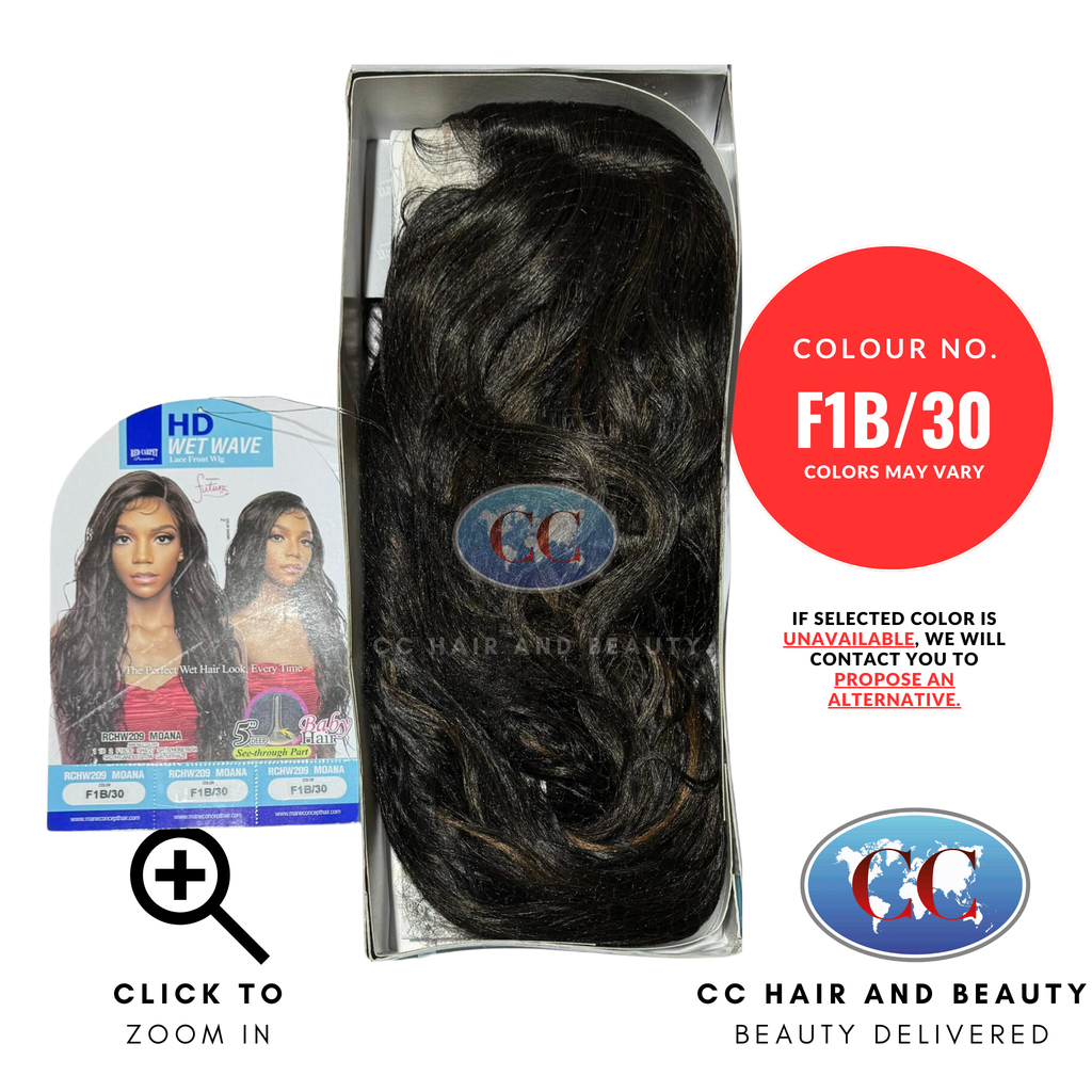Mane Concept Red Carpet Wet Wave HD Lace Front Wig - RCHW209 Moana-Colour F1B/30