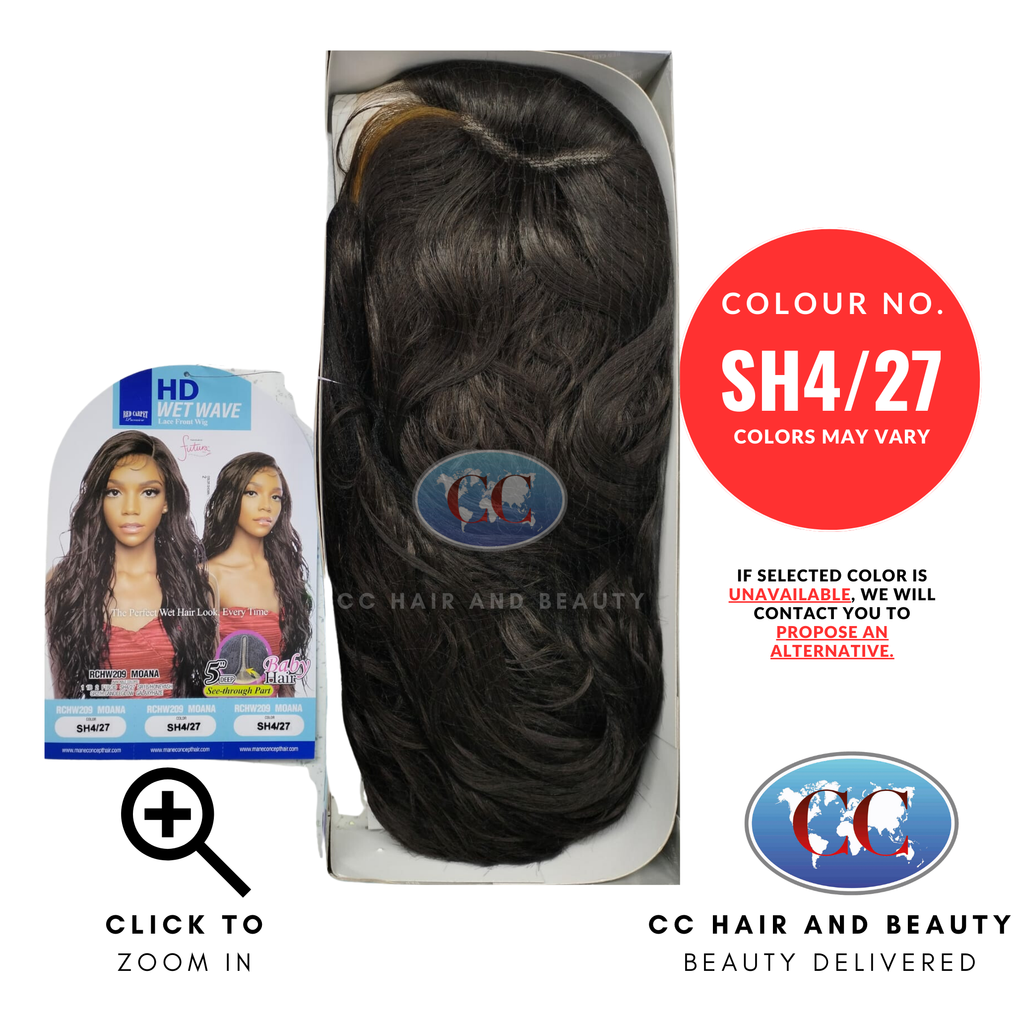 Mane Concept Red Carpet Wet Wave HD Lace Front Wig - RCHW209 Moana