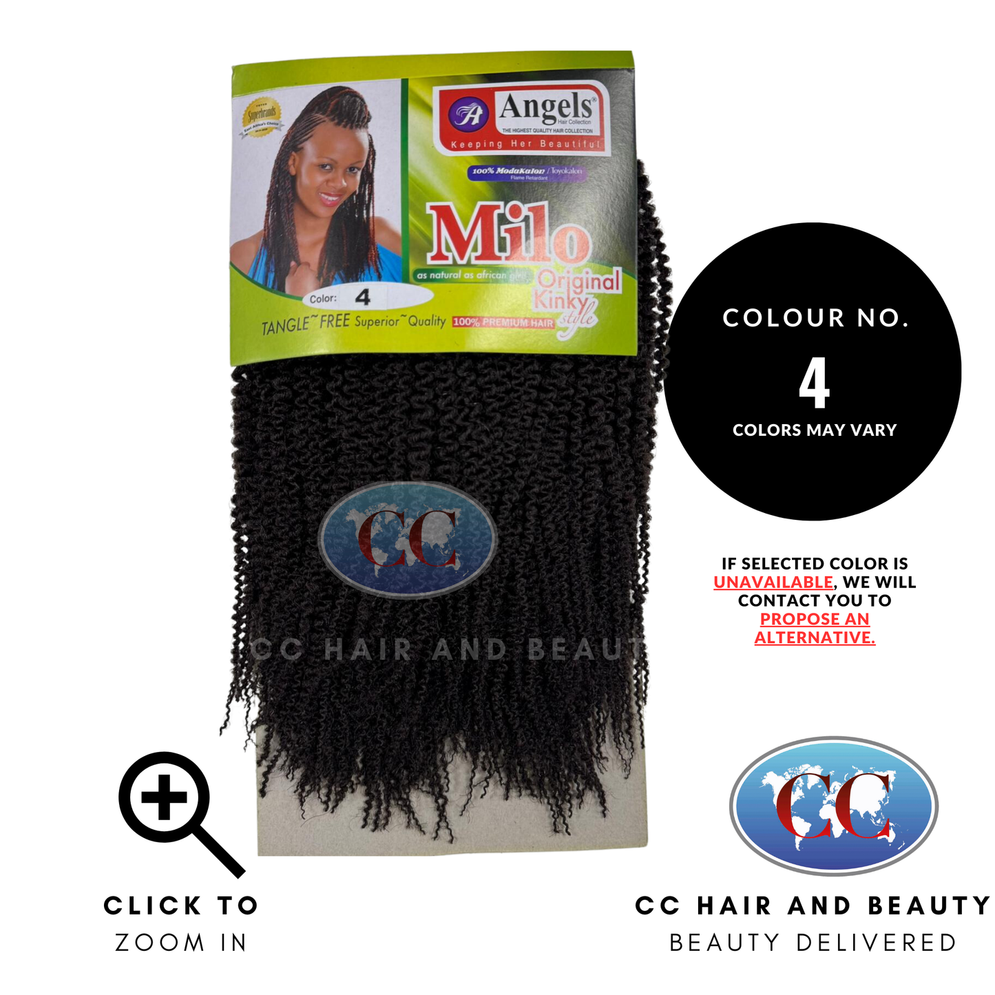 Milo Synthetic Hair Kinky Style 10″ x 2 Bundles-colour 4