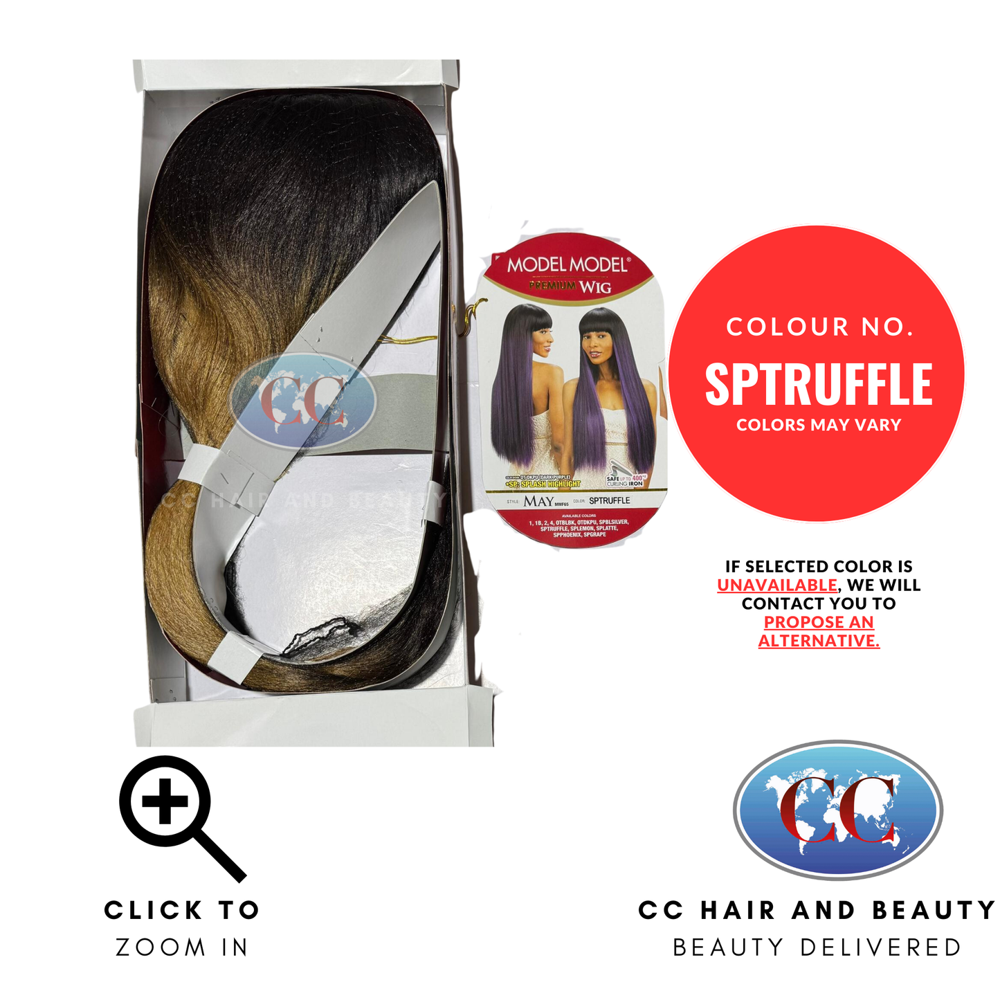 Model Model Equal Premium Synthetic Wig - May-Colour SPTRUFFLE