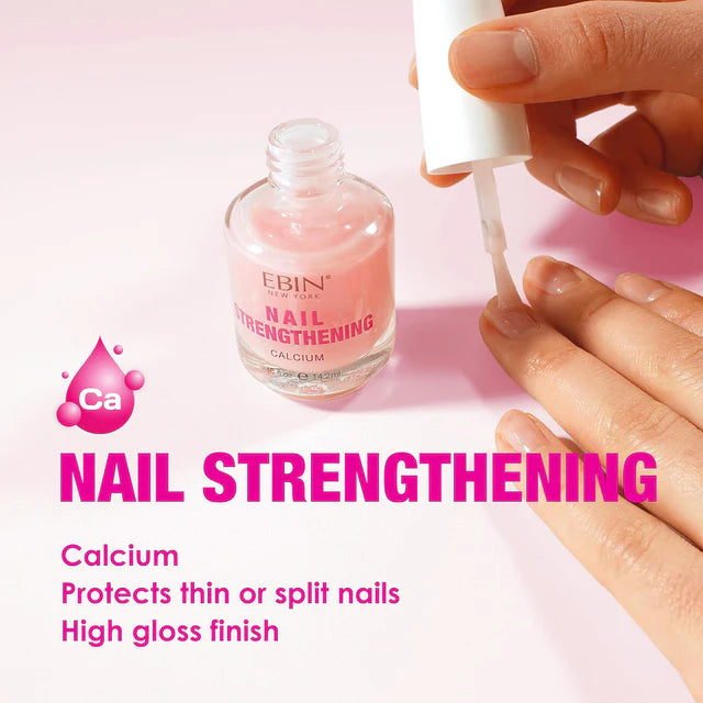 Ebin New York Nail Strengthening Polish With Calcium - NCC002 - product detail | CC Hair & Beauty