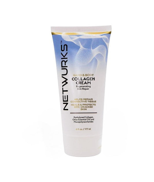 Netwurks Collagen Hand & Body Regenerating Skin Repair Cream 177ml jar