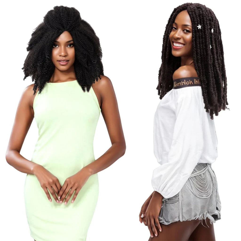 Sleek Noble Gold Synthetic 3X Springy Poppin Twist Braid 16"20"