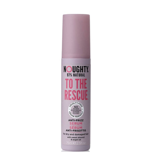 Noughty To The Rescue Anti-frizz Serum 75ml With Sweet Almond And Argan Oil - 5060523012312