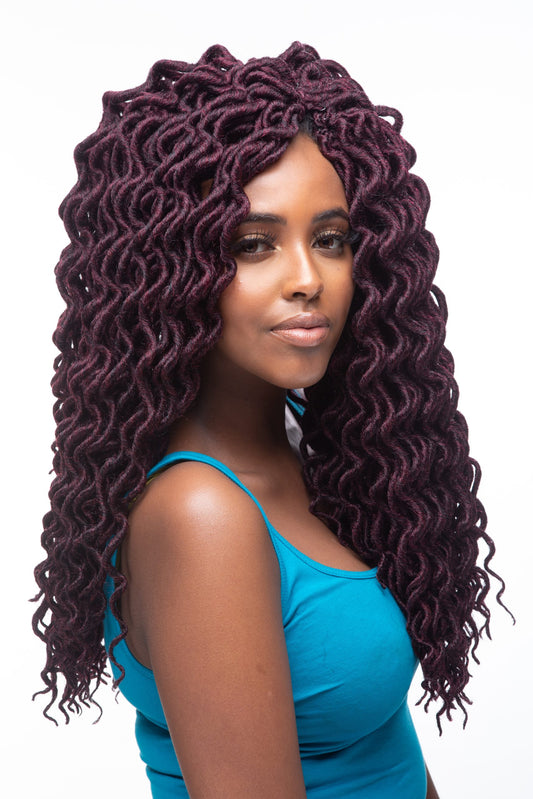 Obsession Synthetic 2X Soft Curly Faux Locs 18″