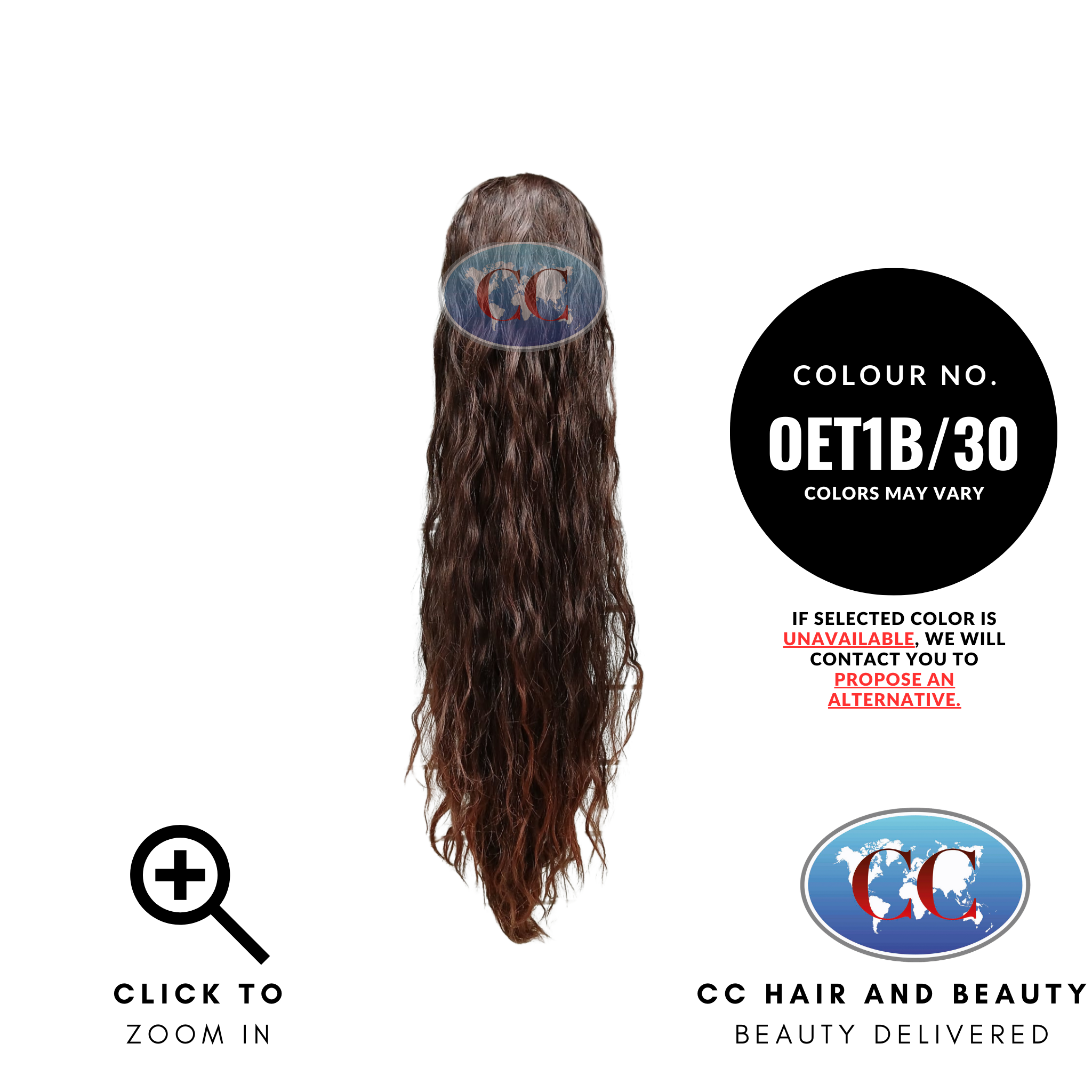 Janet Collection Ponytail -  Guava