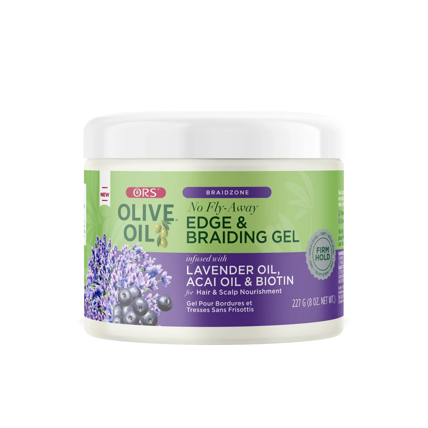 ORS Olive Oil Edge & Braiding Gel 8oz - product detail | CC Hair & Beauty