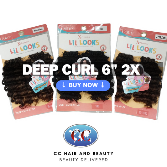 Outre X-Pression Lil Looks 2X DEEP CURL 6"