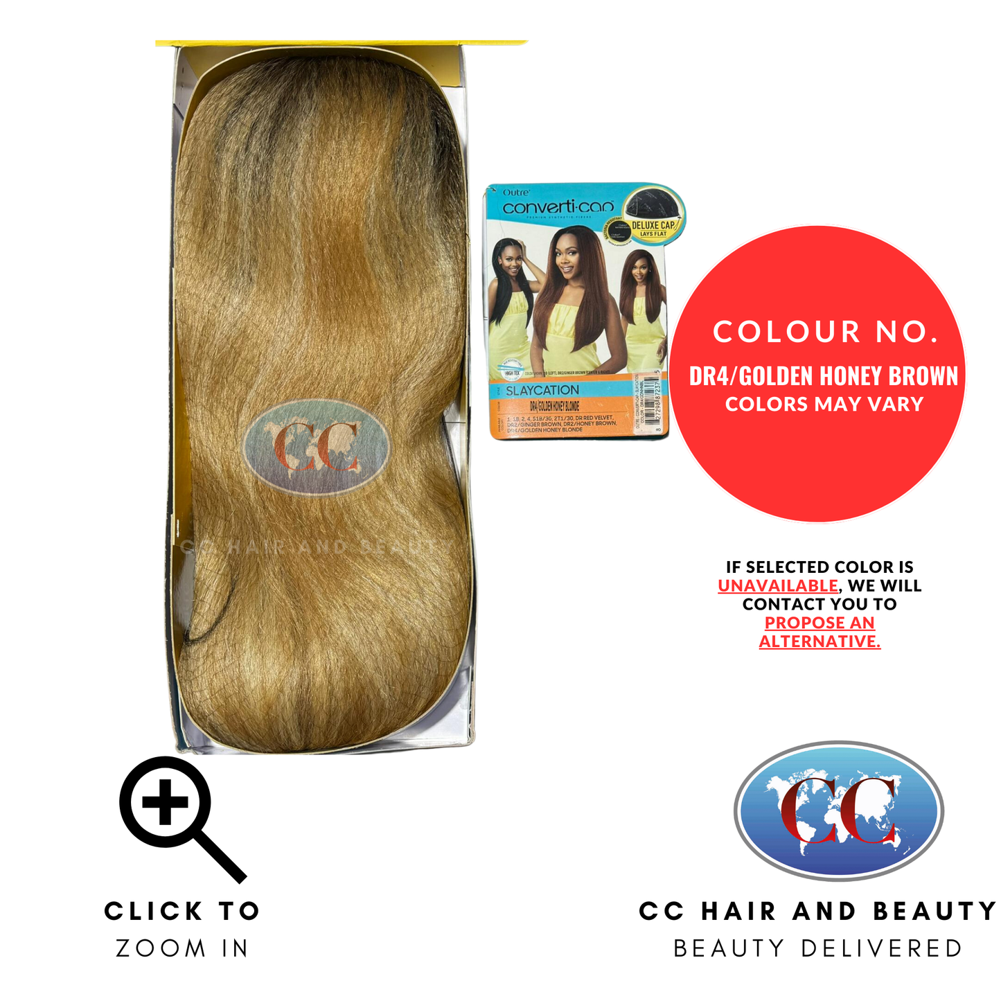 Outre Converti-Cap-Slaycation-Colour DR4/GOLDEN HONEY BROWN