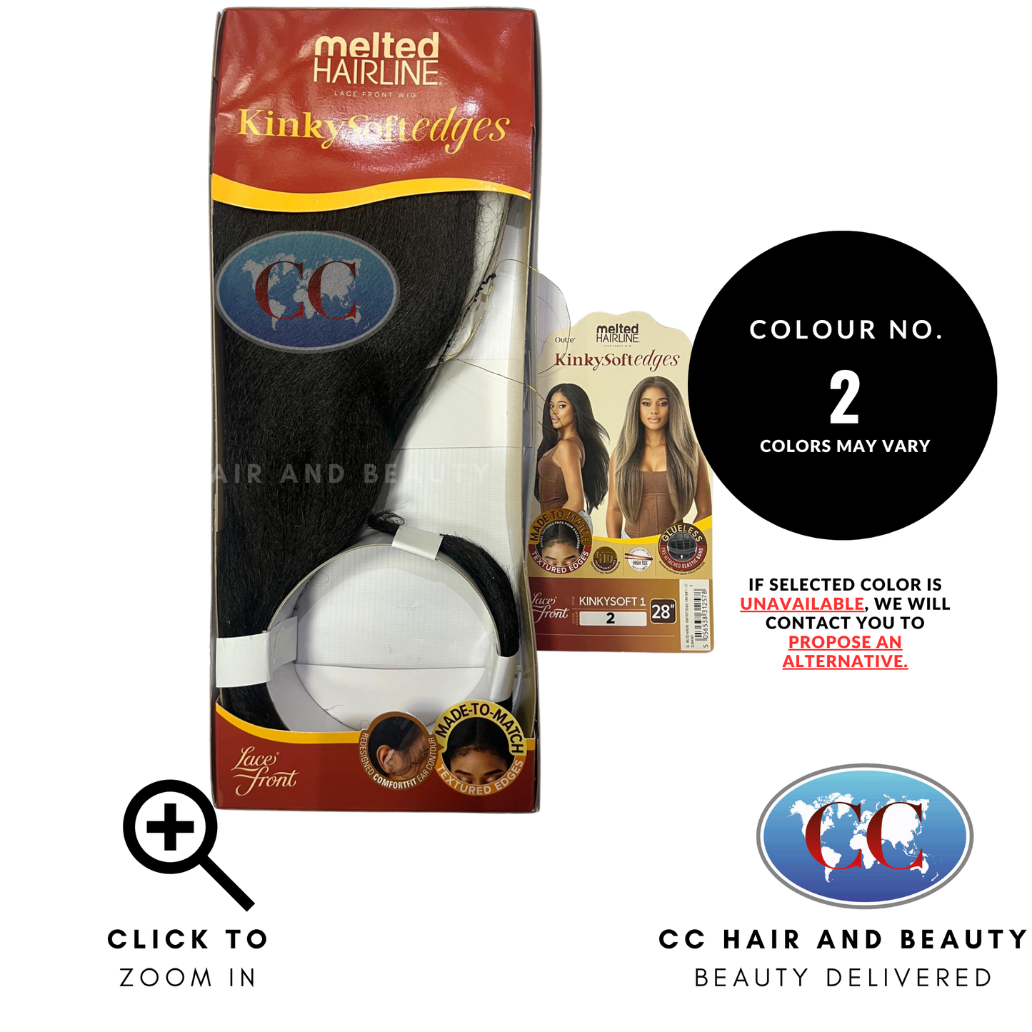 Outre Melted Hairline - KINKYSOFT 1 Length: 28" - 2