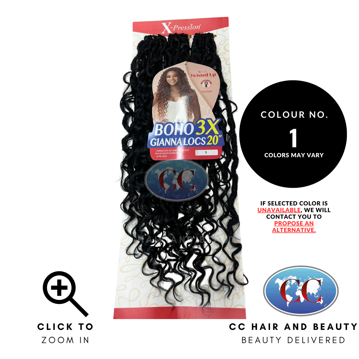 Outre X-Pression Twisted Up - Boho Giana Locs 3x 20"-color-1