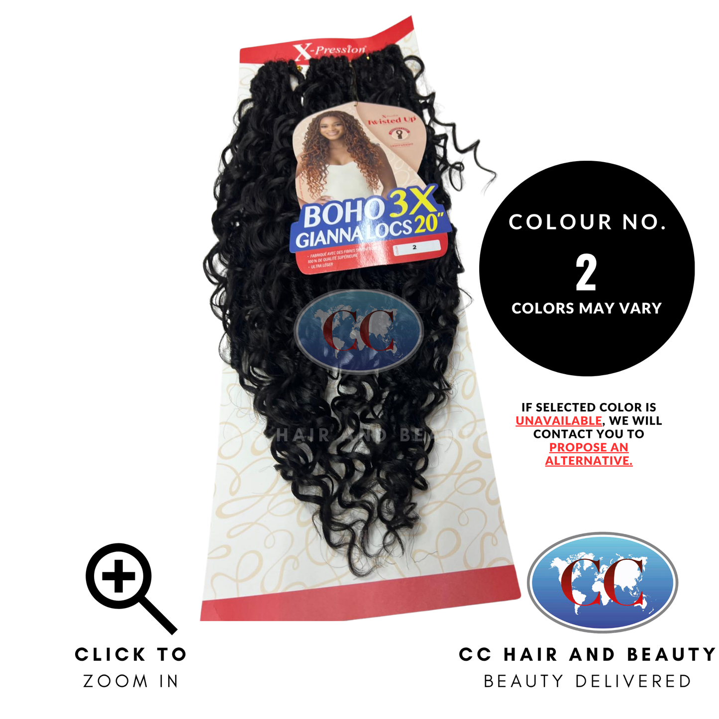 Outre X-Pression Twisted Up - Boho Giana Locs 3x 20"-color-2