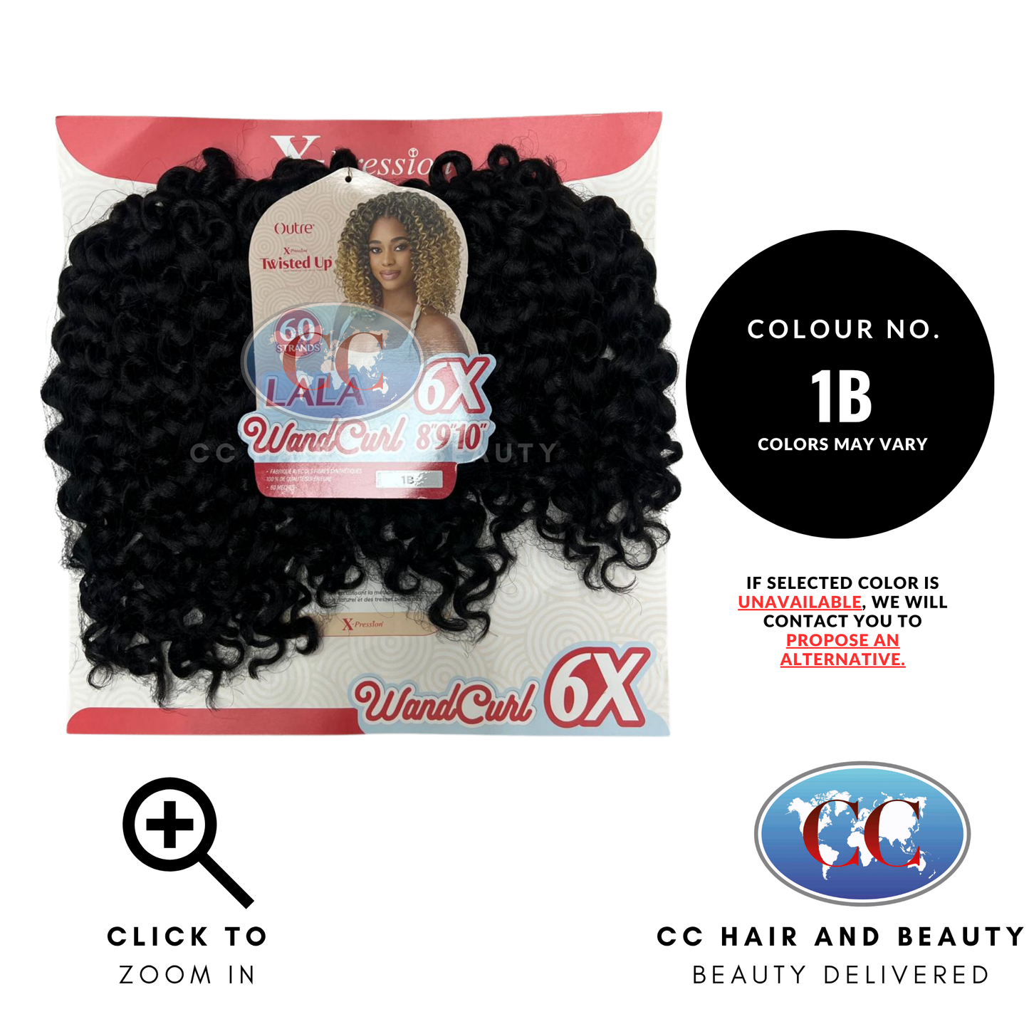 Outre X-Pression Twisted Up - LuLu Wandcurl 6x 8"9"10"-color-1B