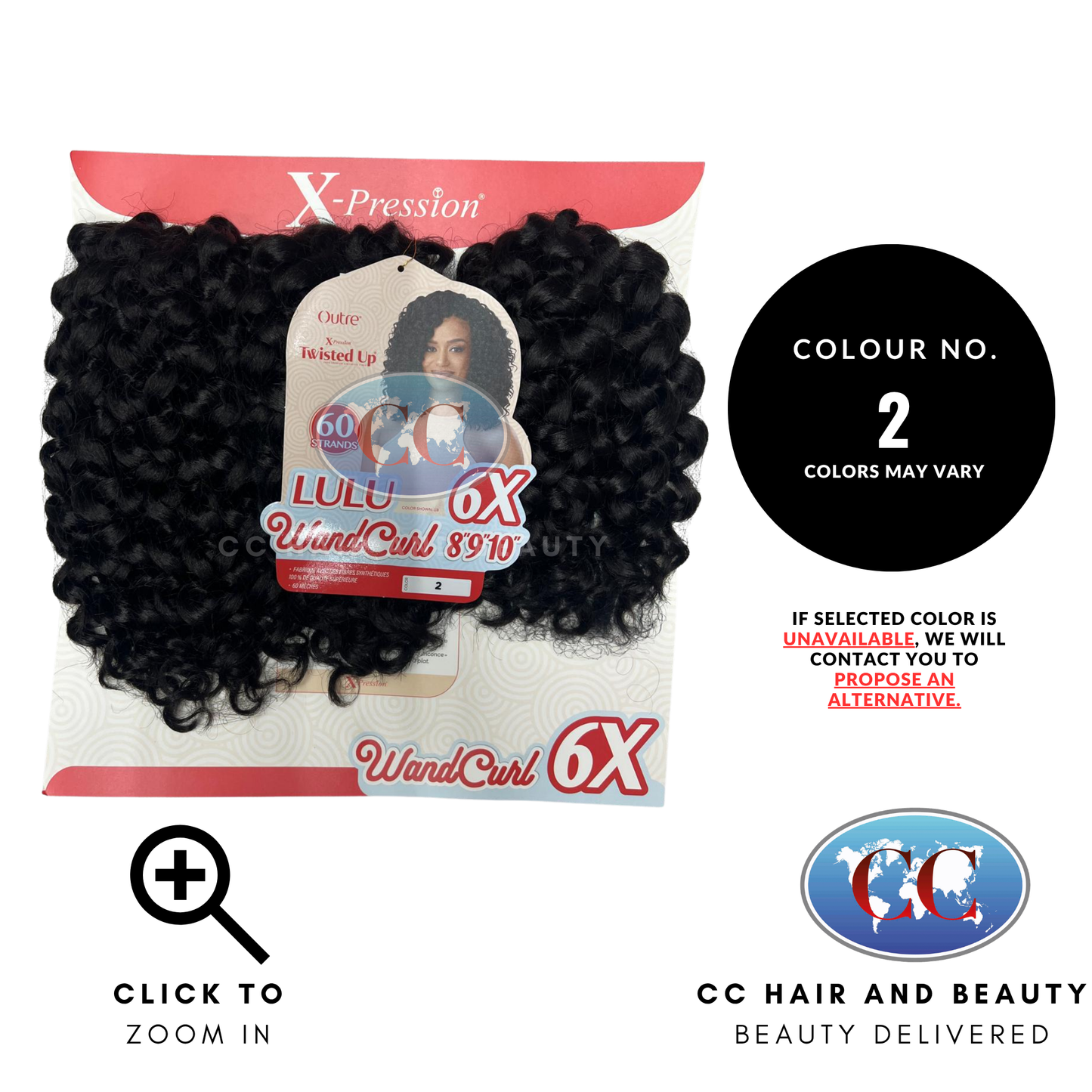 Outre X-Pression Twisted Up - LuLu Wandcurl 6x 8"9"10"-color-2
