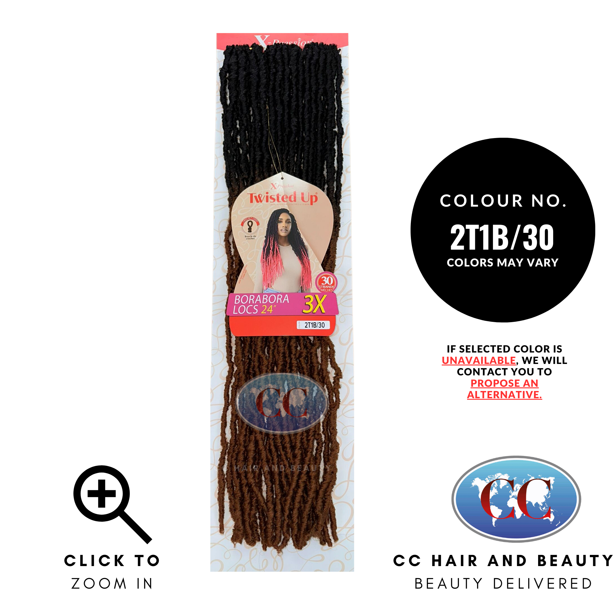 Outre X-Pression Twisted Up Borabora Locs 3x 24" & 32"