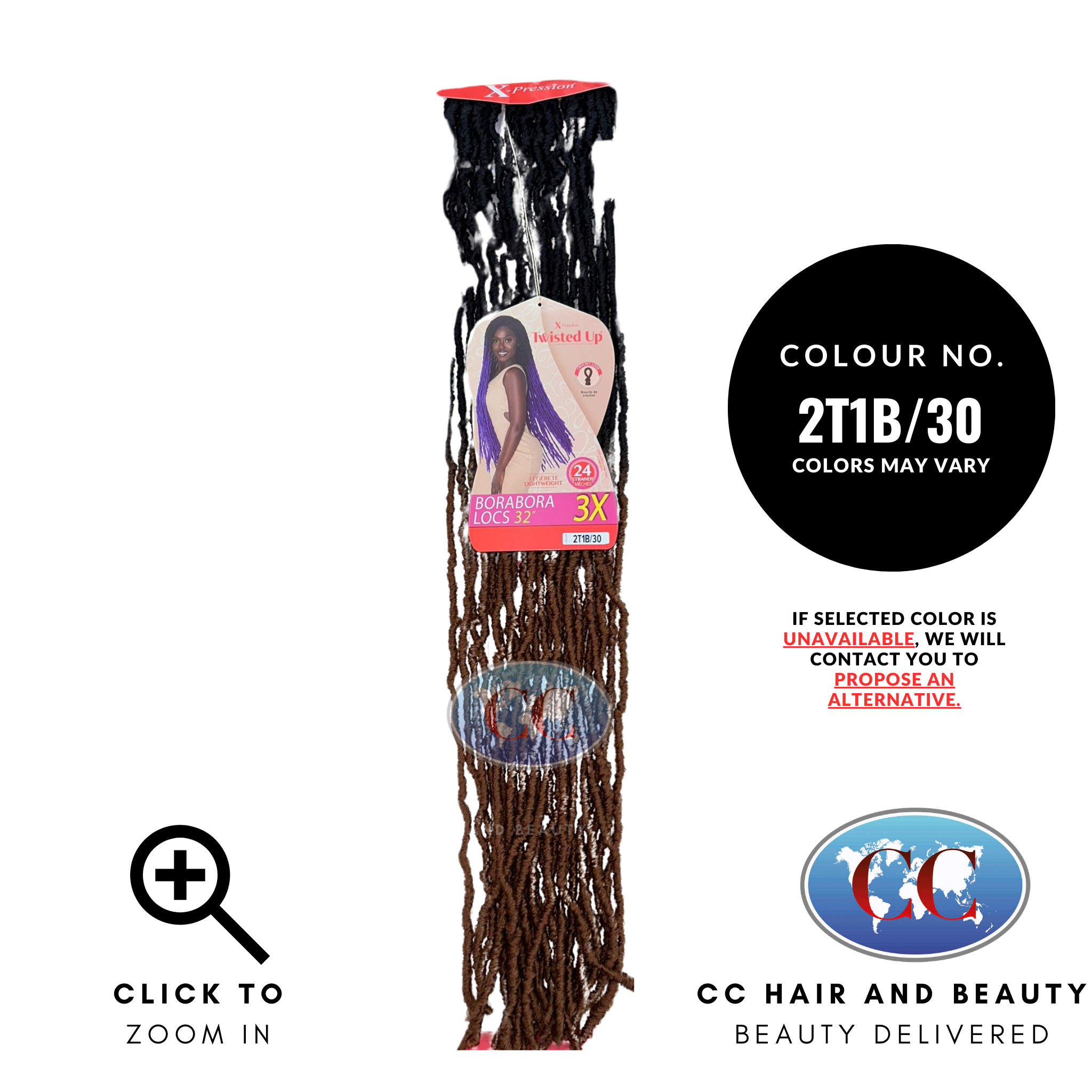 Outre X-Pression Twisted Up Borabora Locs 3x 24" & 32"