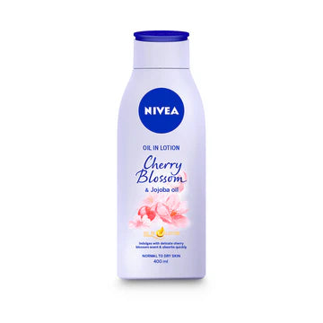 NIVEA Oil in Lotion Cherry Blossom & Jojoba Oil for 24h Deep Moisture 400ml