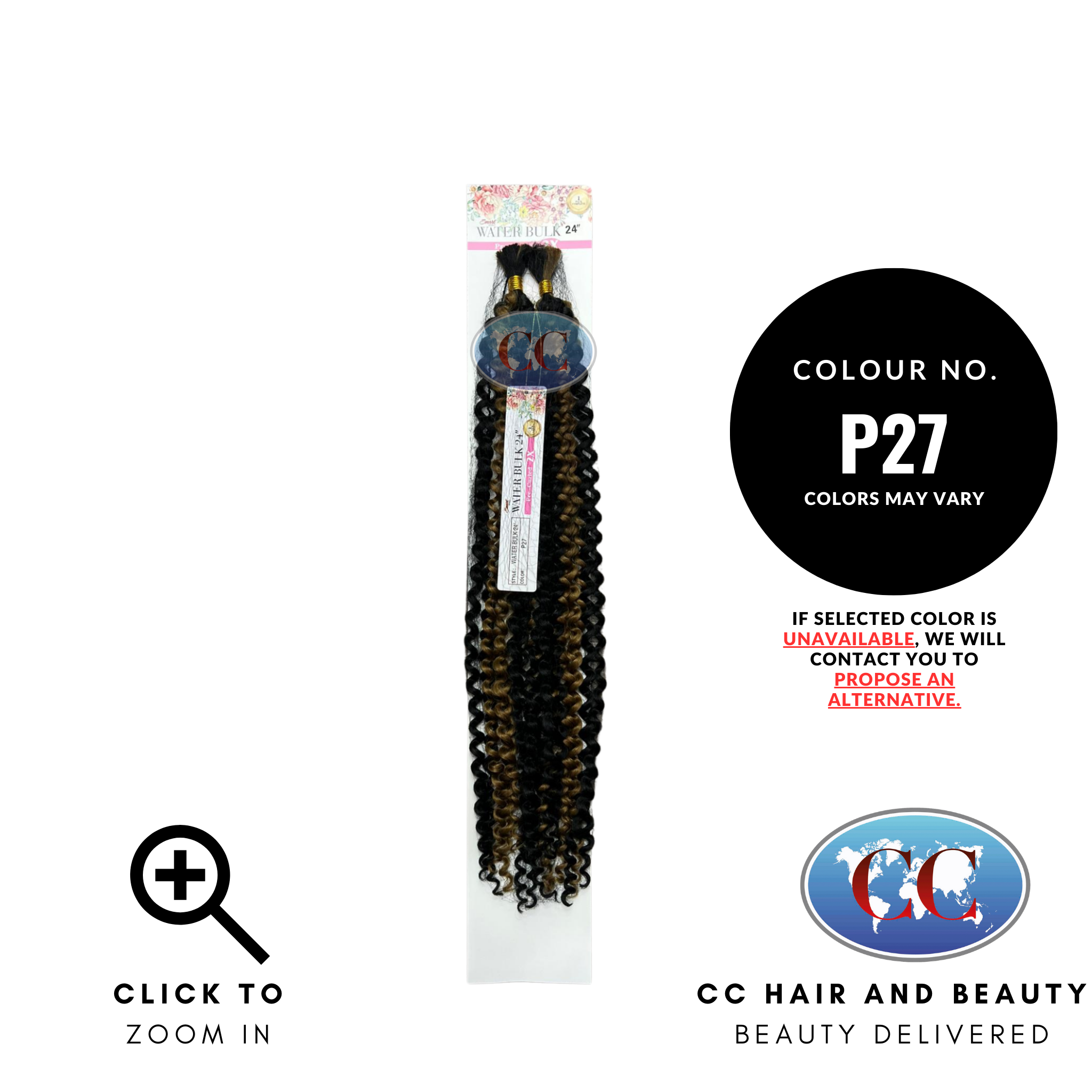 Smart Braid Pre-Curled - Water Bulk 24"