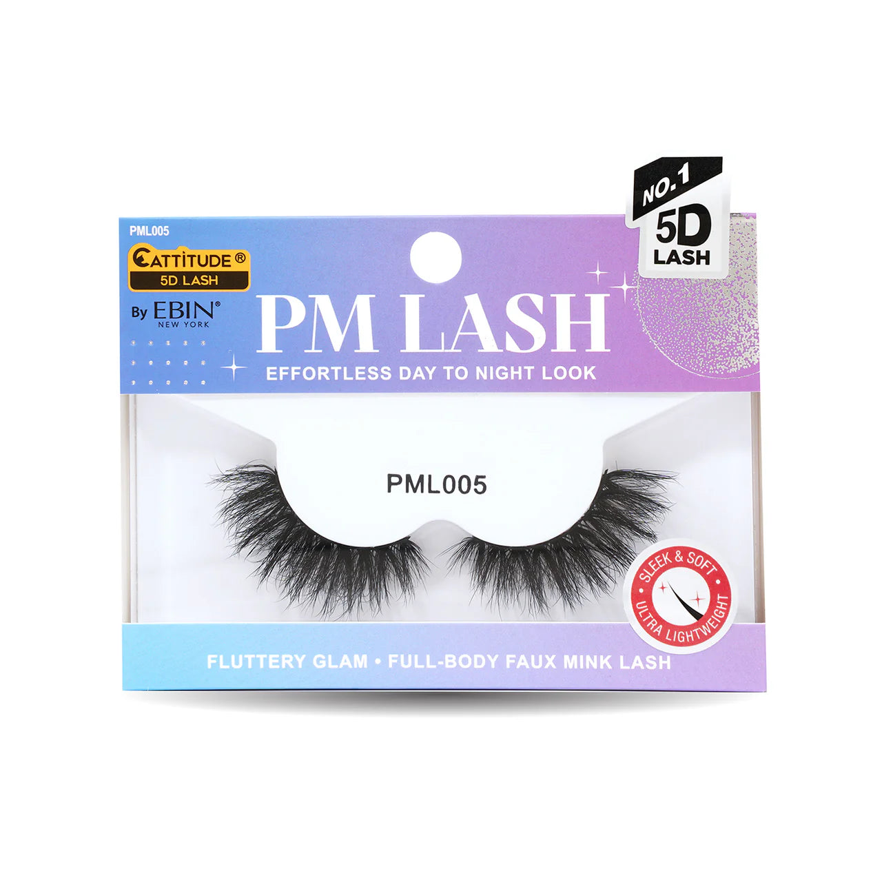 Ebin New York Cattitude 5D PM Lashes