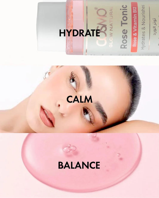 Cosmo Glow Rose Tonic Rese & Vitamin B12 120ml