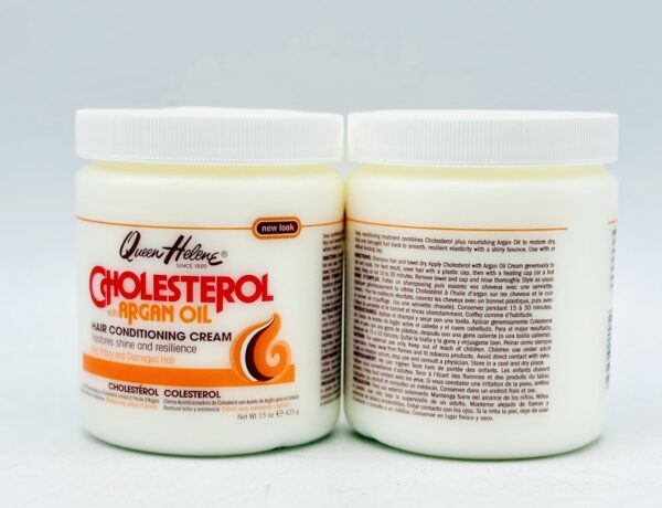 Queen Helene Cholesterol With Argan Oil Hair Conditioning Cream 15Oz