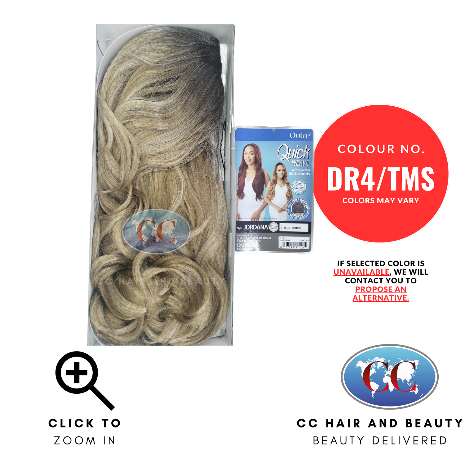 Quick Weave Jordana | Quick synthetic hair range by Outre-Colour DR4/TMS