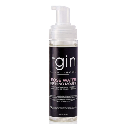 Tgin Rose Water Curl Defining Mousse 236ml